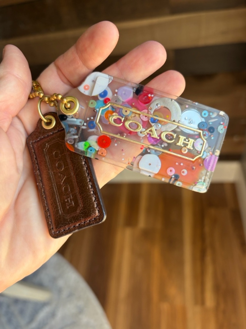 COACH Poppy Confetti Hangtags